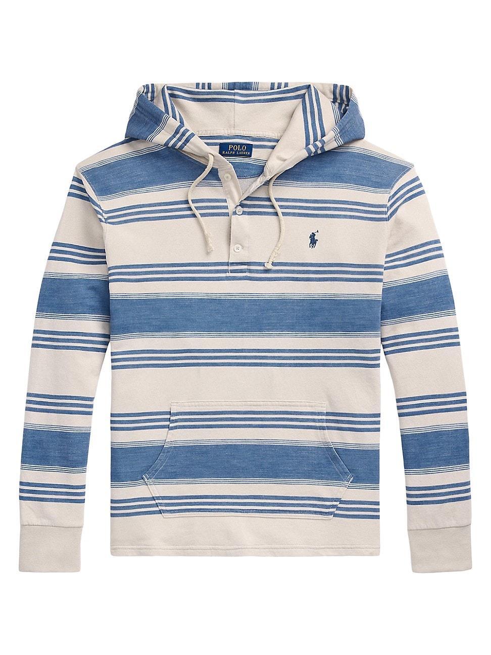 Mens Spa Terry Striped Hoodie Product Image