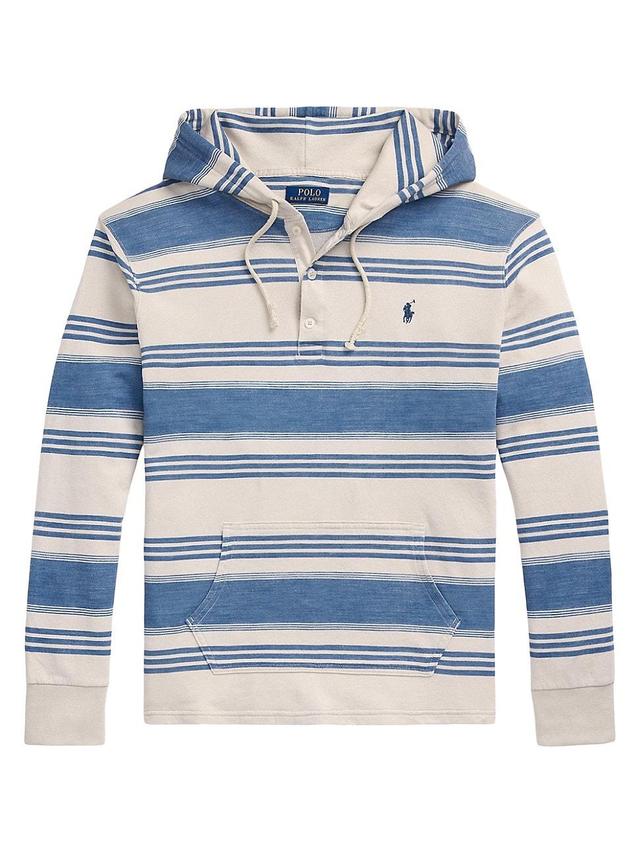 Mens Spa Terry Striped Hoodie Product Image