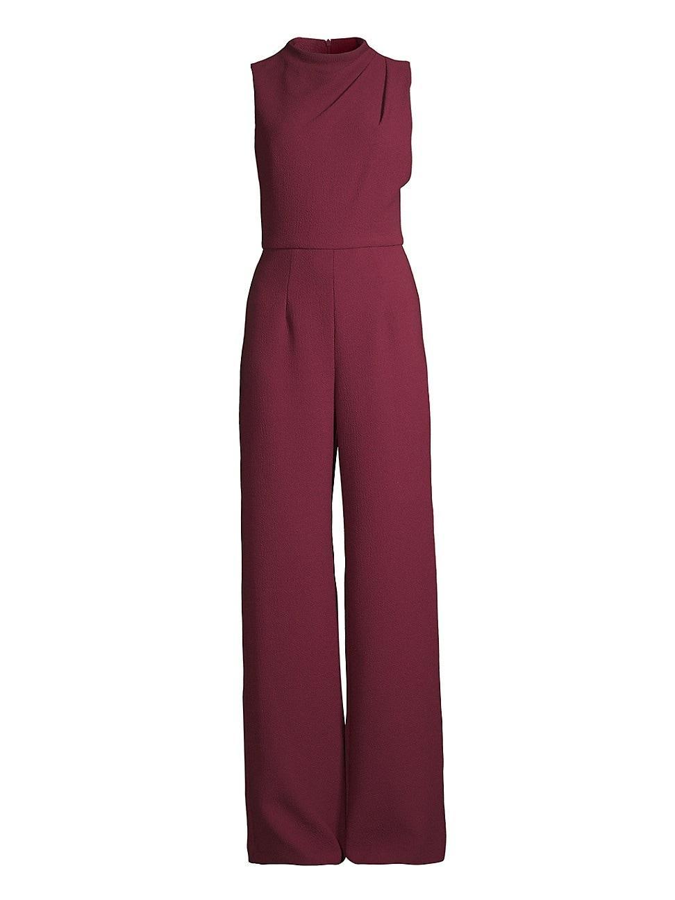 Womens Corinne Sleeveless Flared-Leg Jumpsuit Product Image