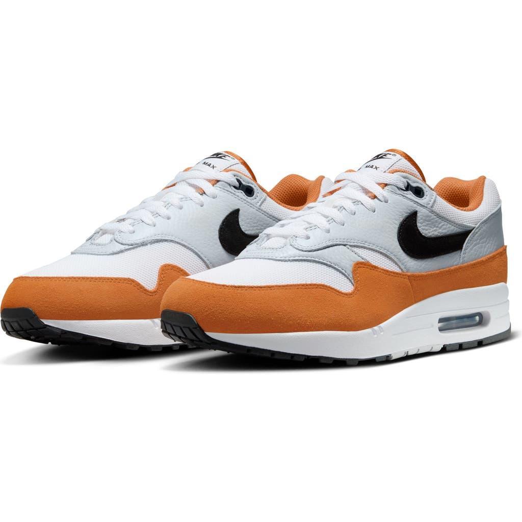 Air Max 1 Sneaker In White/black/monarch Product Image