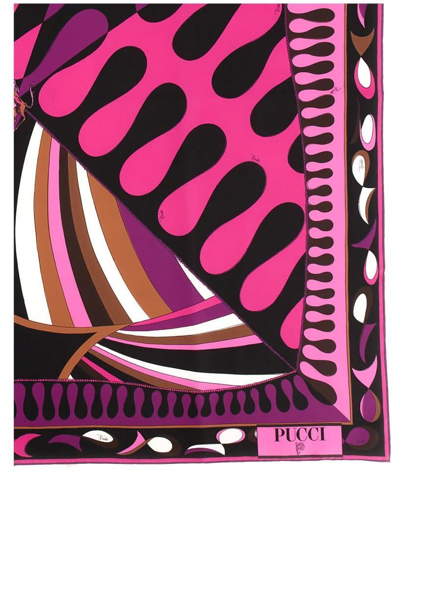 PUCCI Silk Scarf In Multicolour Product Image