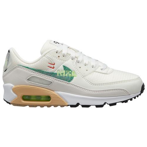 Nike Womens Air Max 90 SE - Shoes Summit White/Neptune Green/Sail Product Image