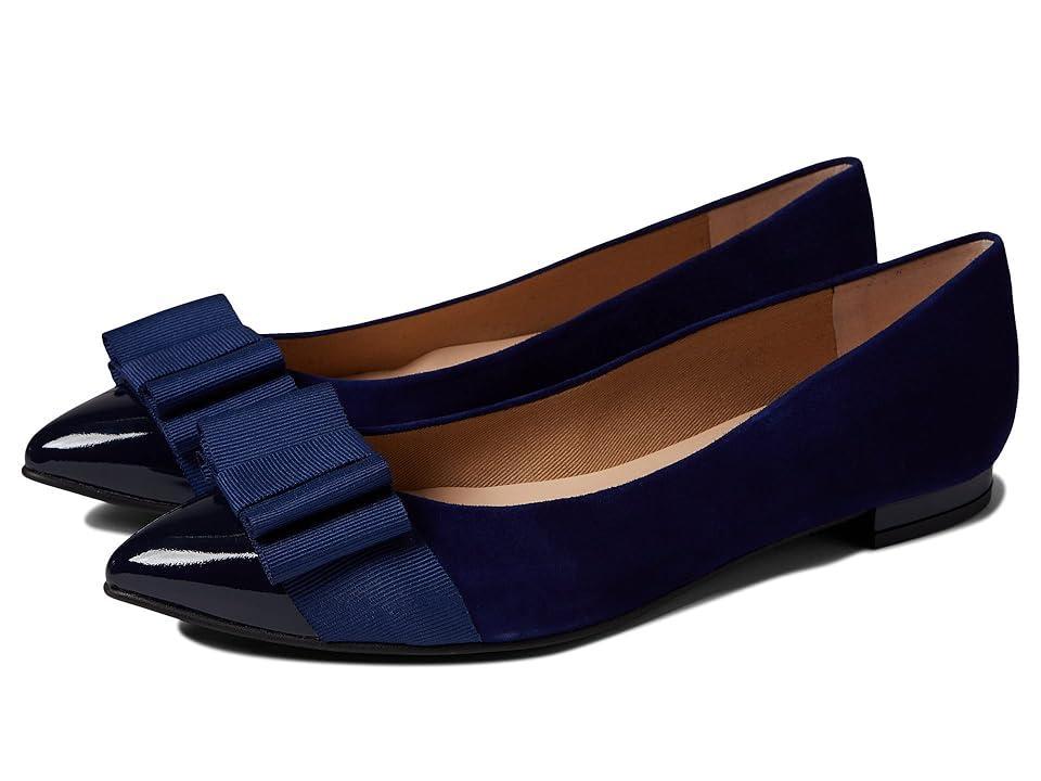 French Sole Onstage (Navy) Women's Flat Shoes Product Image