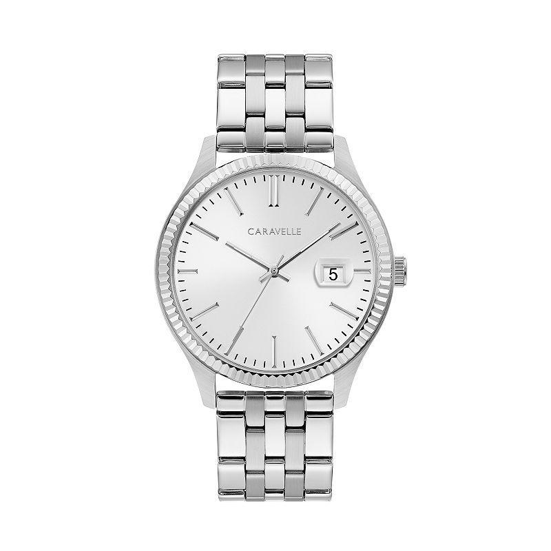 Caravelle Designed by Bulova Mens Stainless Steel Bracelet Watch 41mm Product Image