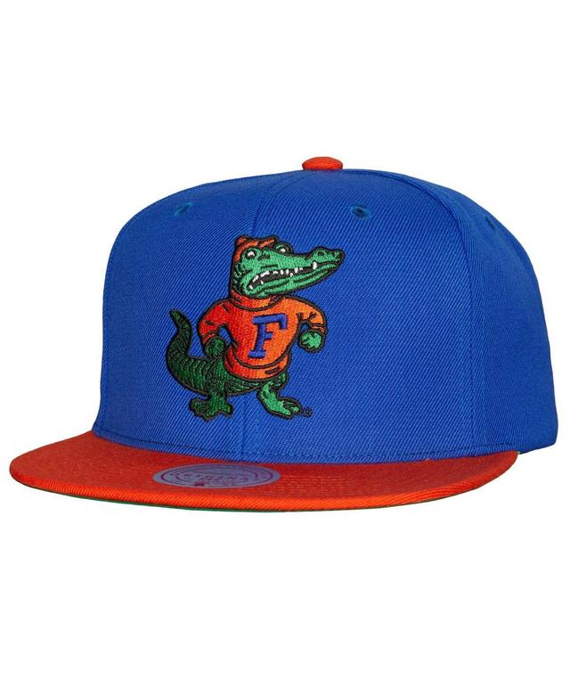 Mens Mitchell & Ness Royal Florida Gators 2-Tone 2.0 Snapback Hat - Royal Product Image