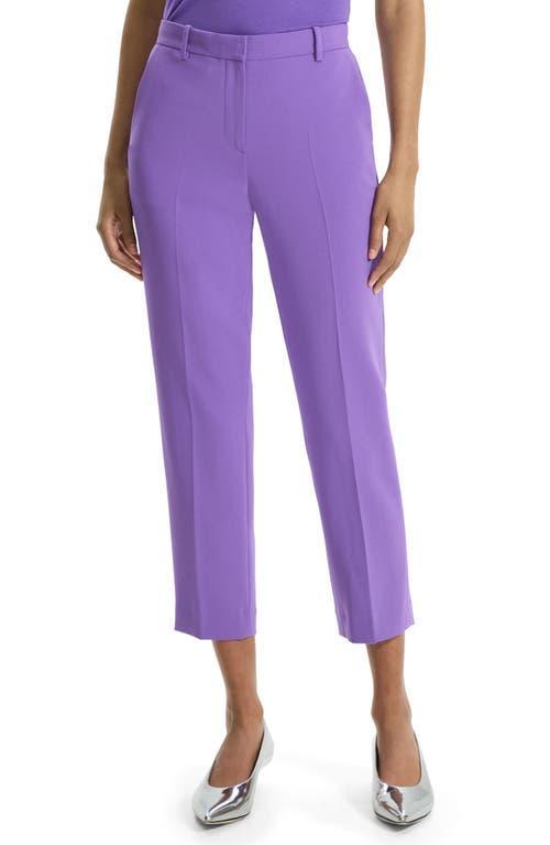 Womens Crepe Cropped Tailered Trousers Product Image