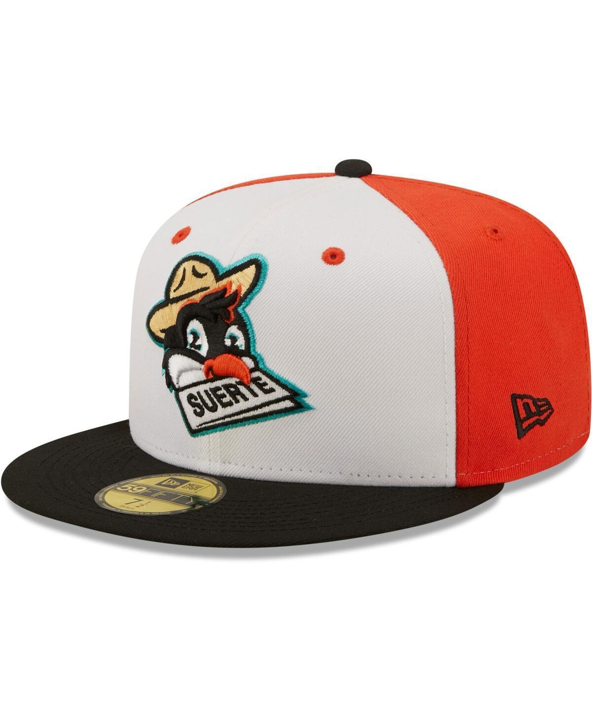 Mens New Era White Pajaritos de Norfolk Copa De La Diversion 59FIFTY Fitted Hat - White Product Image