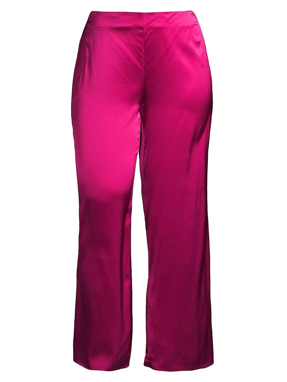 Womens Sofia Palazzo Silk Pants Product Image