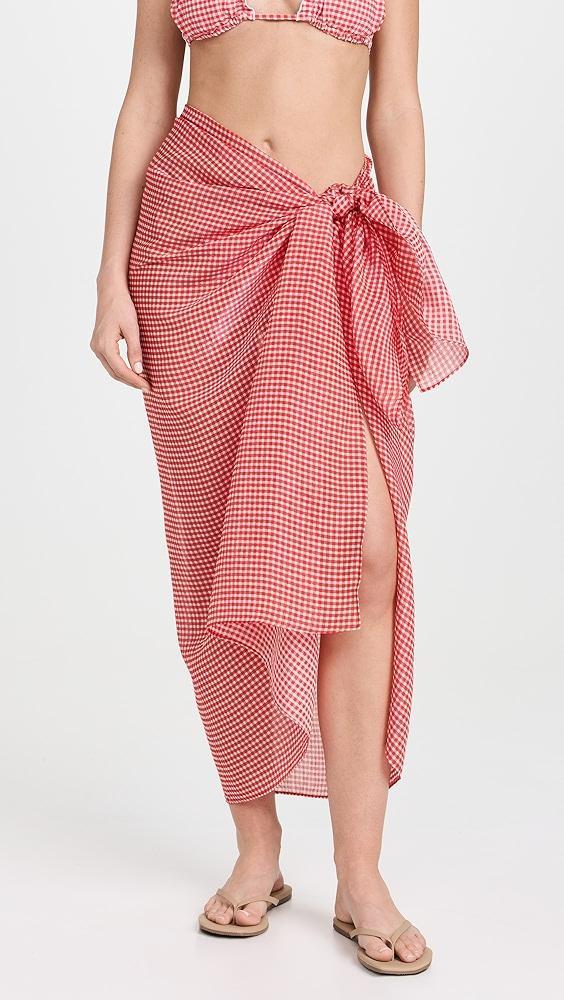 Good American Tencel Capri Long Sarong | Shopbop Product Image