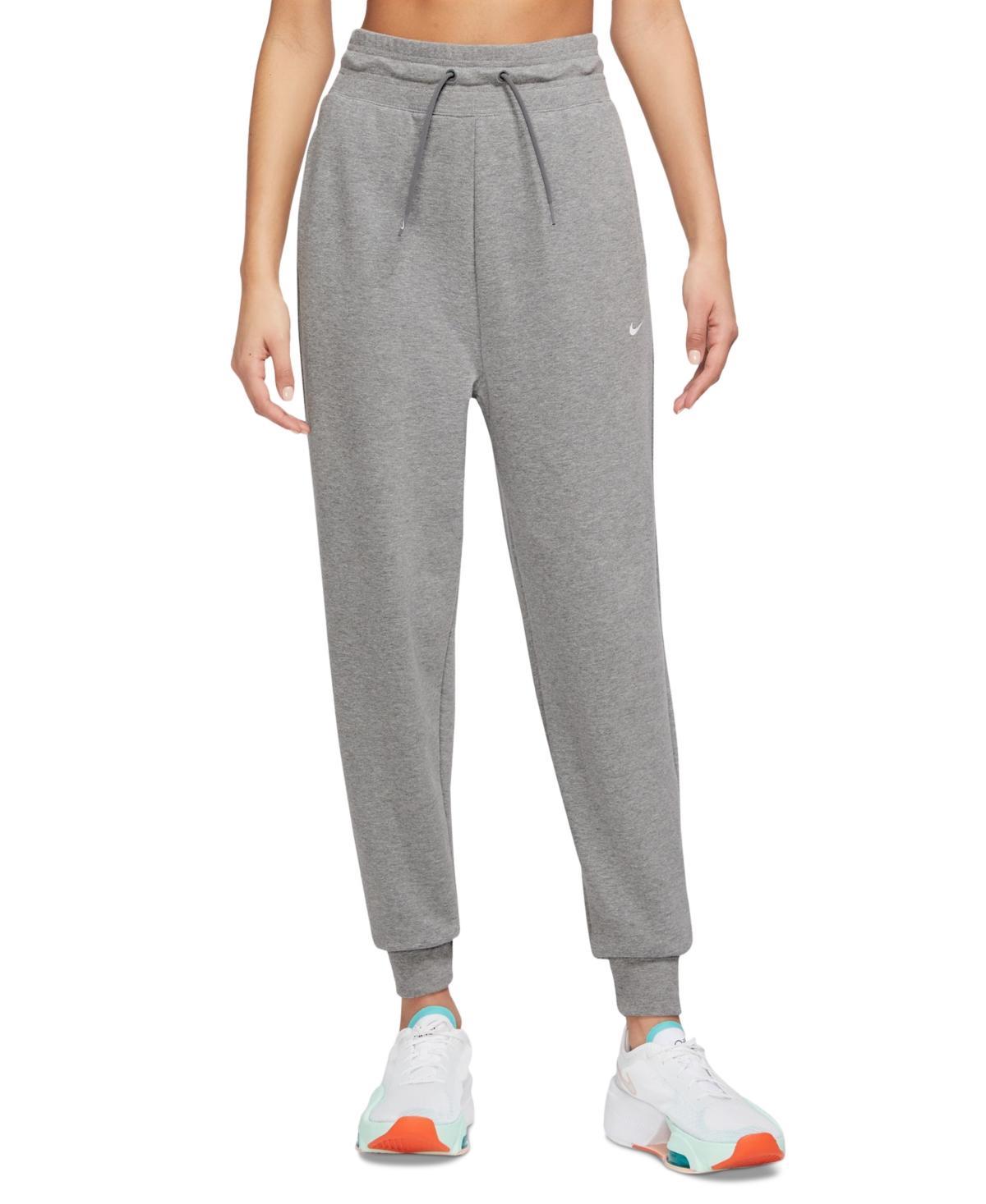 Nike Womens Dri-fit One French Terry High-Waisted 7/8 Joggers Product Image