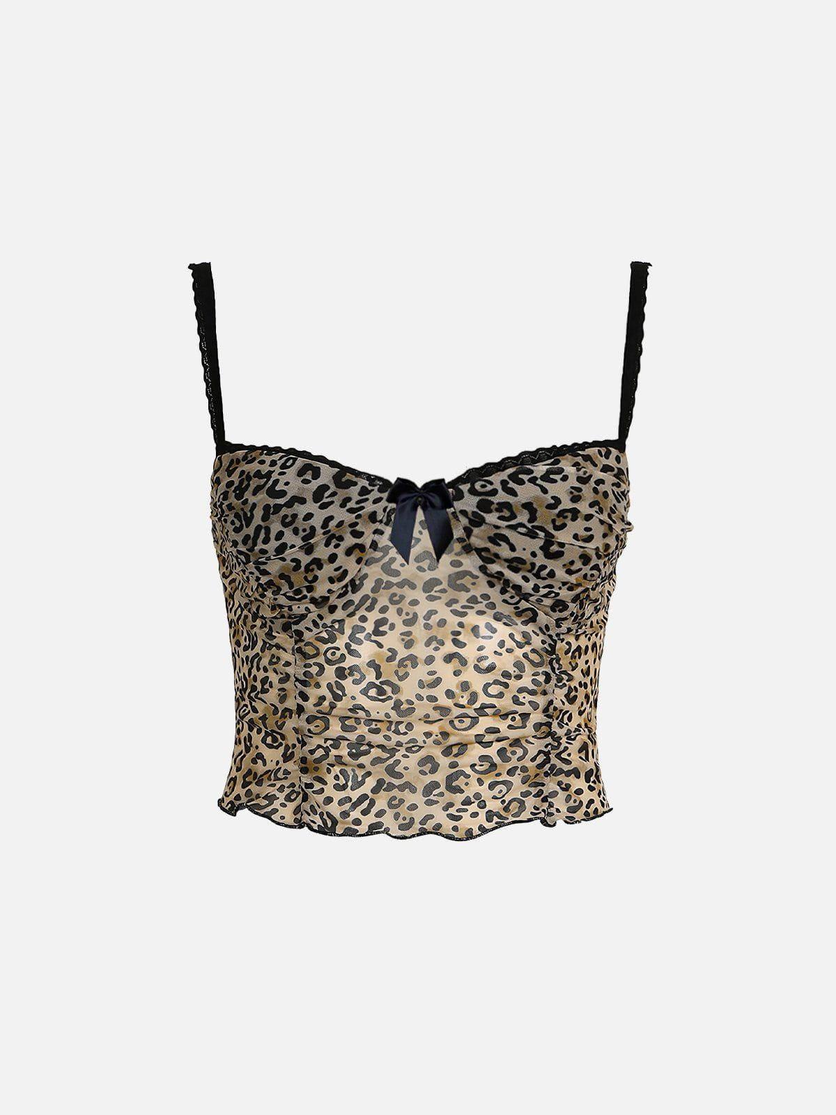 Aelfric Eden Bow Leopard Print Cami Top Female Product Image