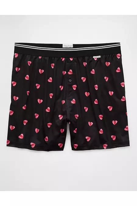 AEO Mens Valentines Day Hearts Ultra Soft Pocket Boxer Short Mens Product Image