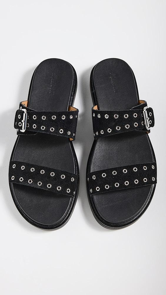 Madewell The Dee Double Strap Slide Sandals | Shopbop Product Image