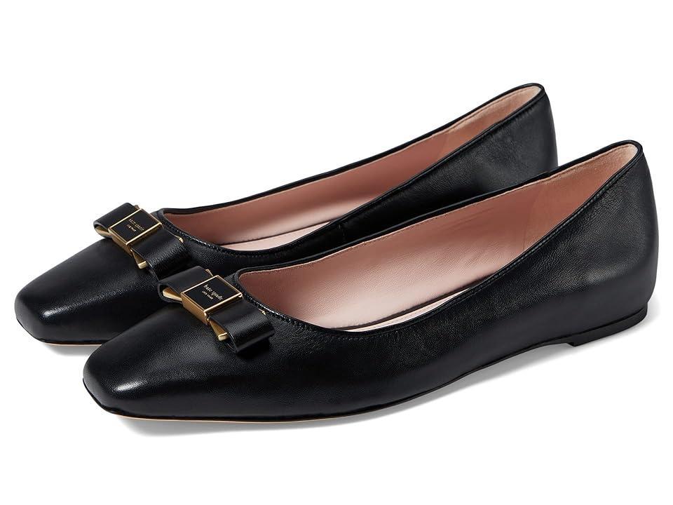 kate spade new york Womens Bowdie Slip On Pointed Toe Ballet Flats Product Image