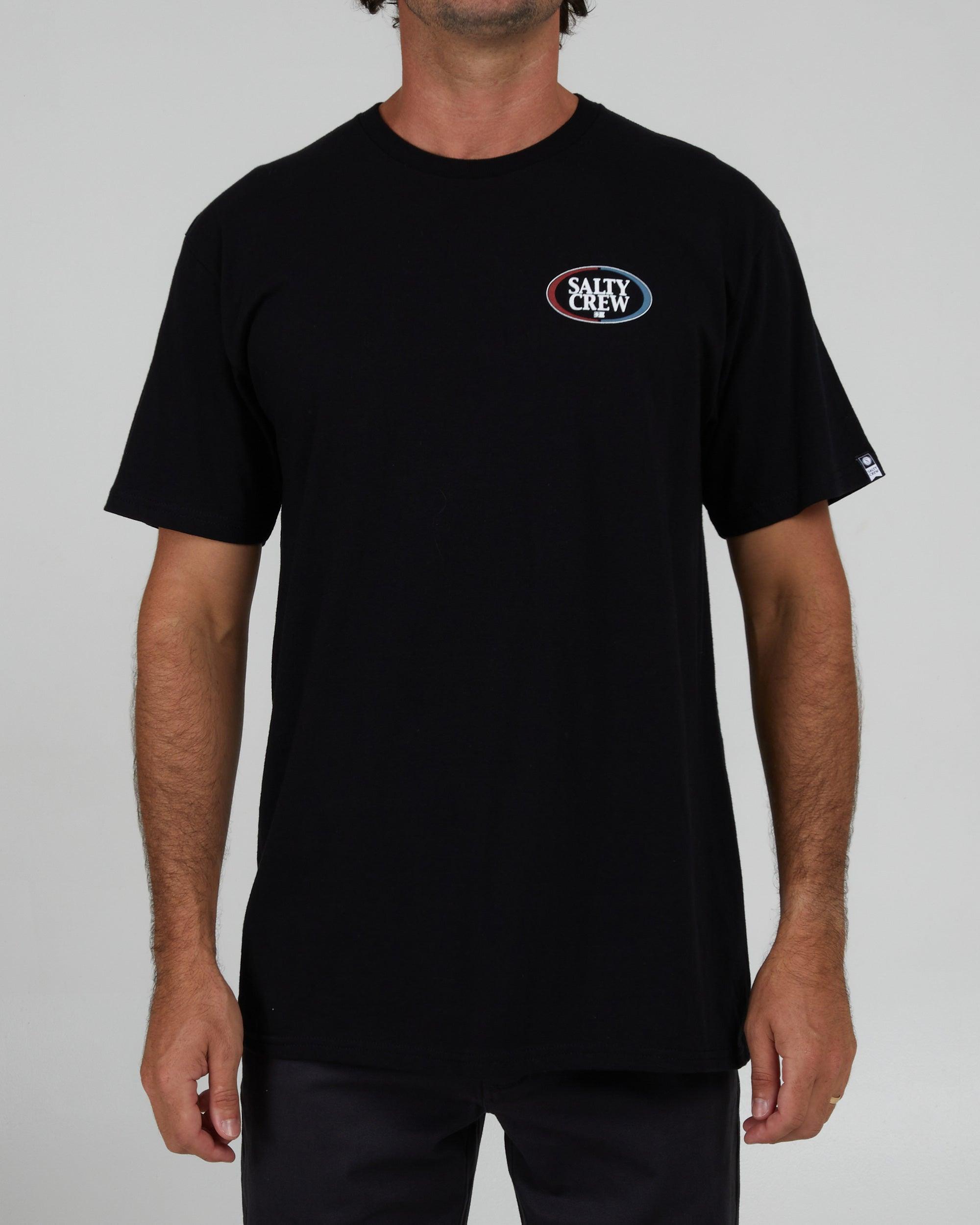 Half N Half Classic Tee - Black Male Product Image