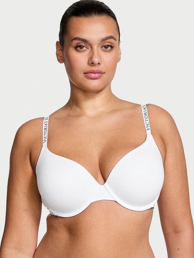 Lightly Lined Cotton Demi Bra Product Image