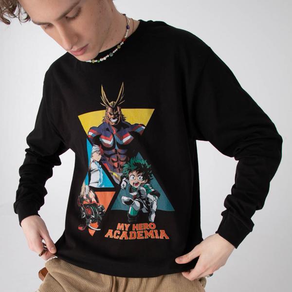 My Hero Academia Long Sleeve Tee - Black Product Image