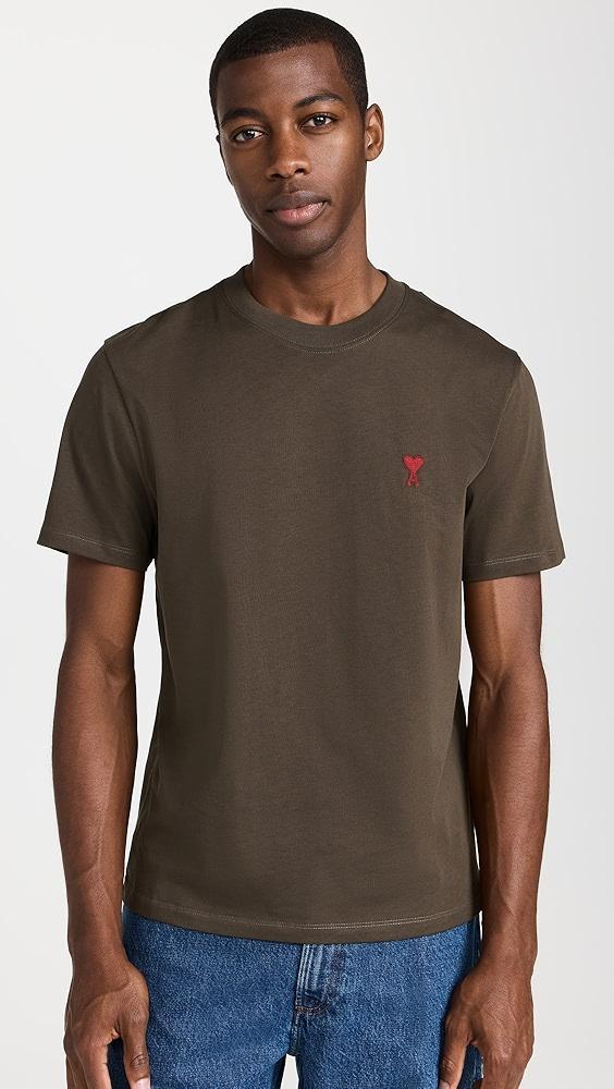 AMI Red Adc Tee Shirt | Shopbop Product Image