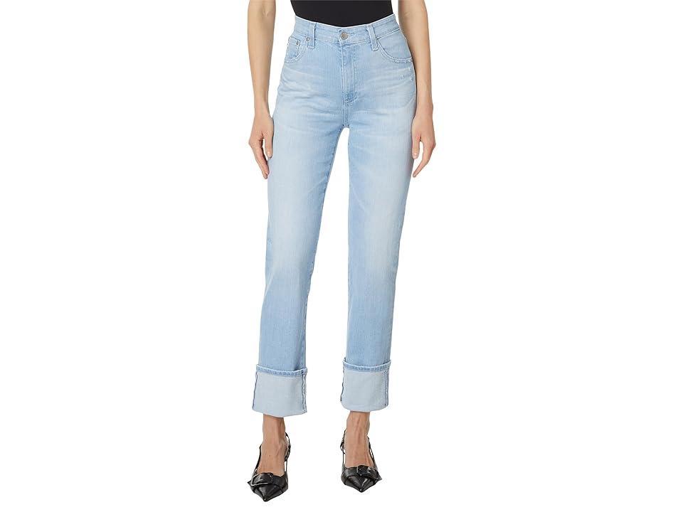 AG Jeans Saige High Rise Straight Crop Jeans (24 Years Sunkissed) Women's Jeans Product Image