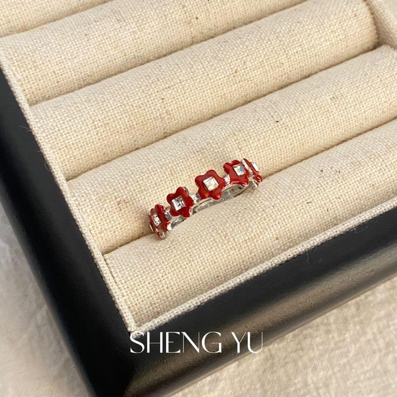 Floral Glazed Ring Product Image