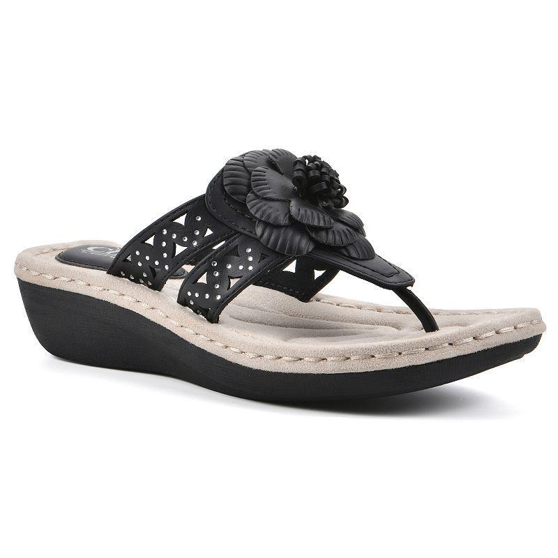 Cliffs by White Mountain Cynthia Womens Thong Sandals Oxford Product Image