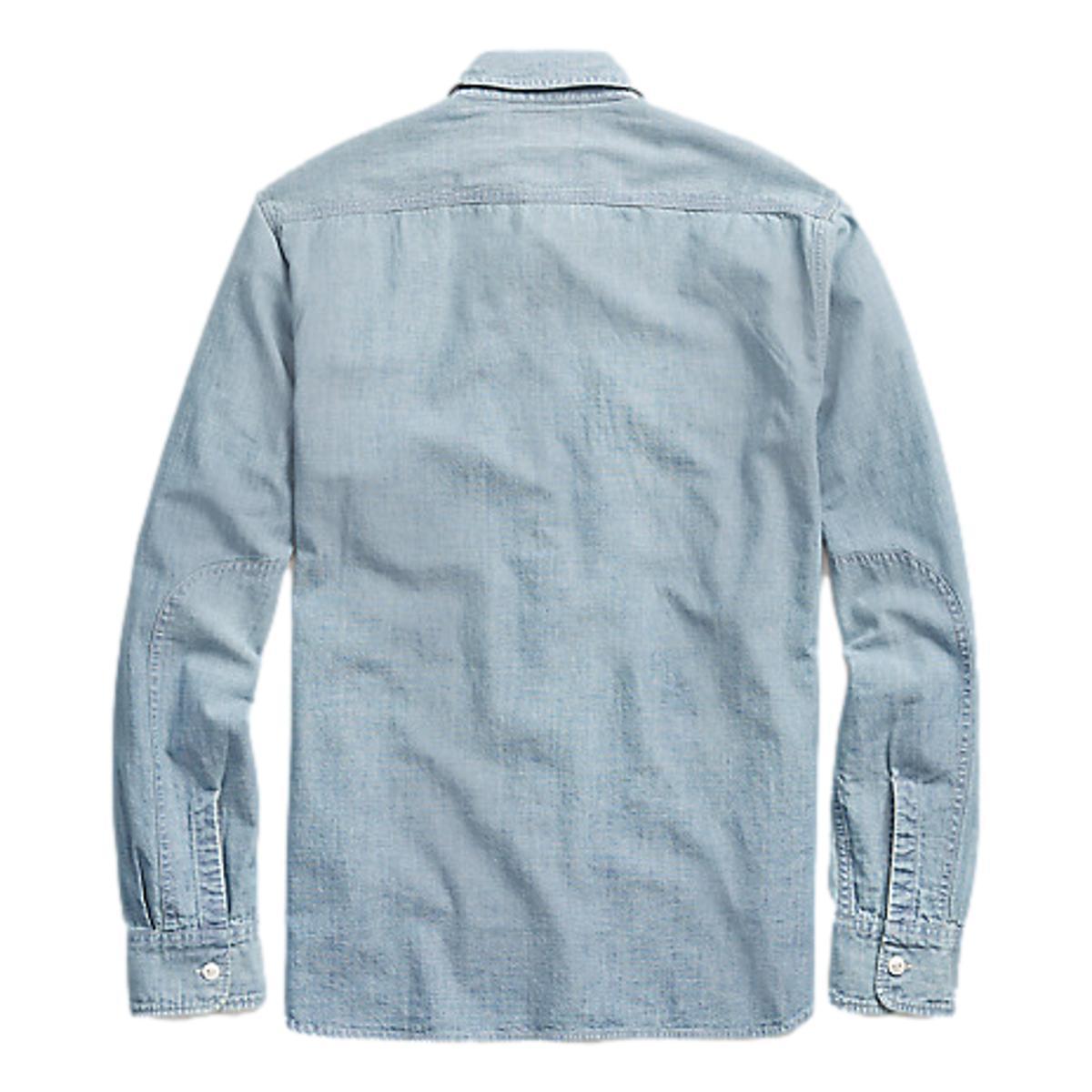 Indigo Chambray Workshirt Medium Wash Product Image