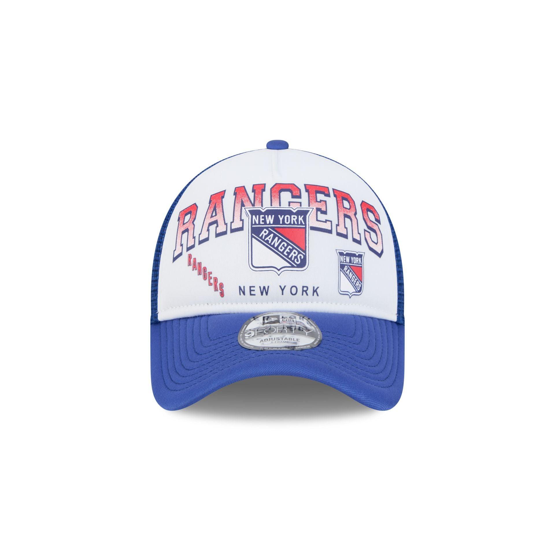 New York Rangers Sport Classics 9FORTY A-Frame Trucker Hat Male Product Image