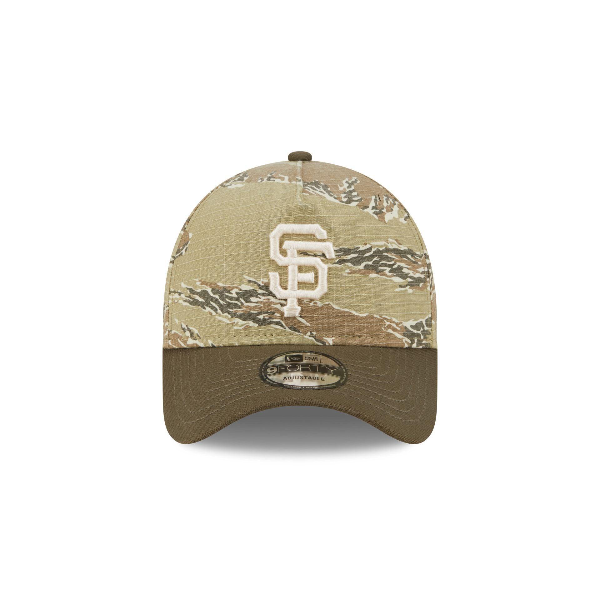 San Francisco Giants Tiger Camo 9FORTY A-Frame Snapback Hat Male Product Image