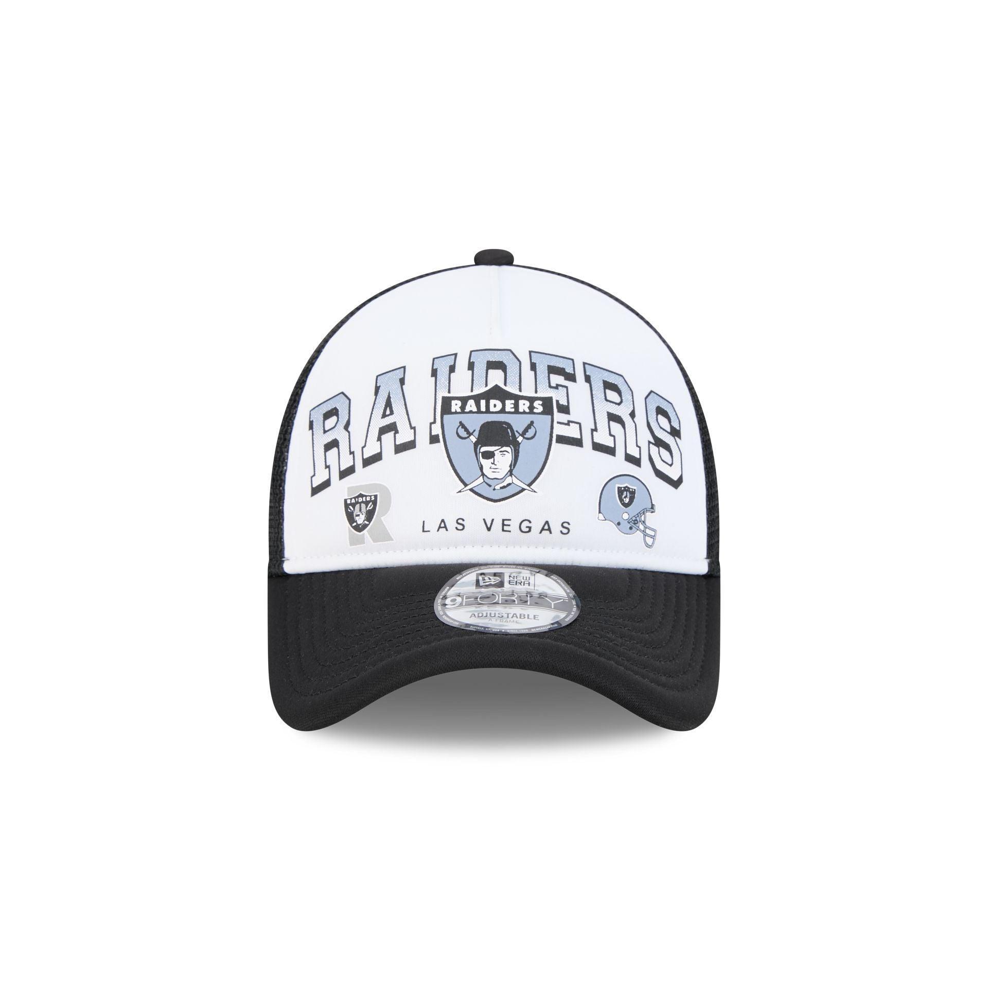 Las Vegas Raiders Sport Classics 9FORTY A-Frame Trucker Hat Male Product Image