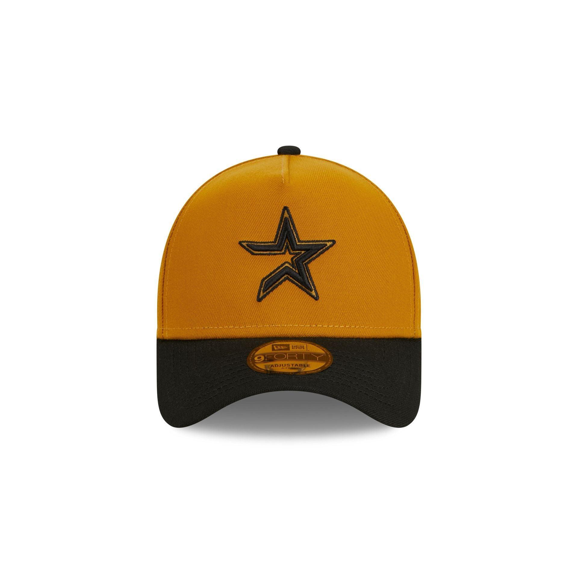 Houston Astros Rustic Fall 9FORTY A-Frame Snapback Hat Male Product Image