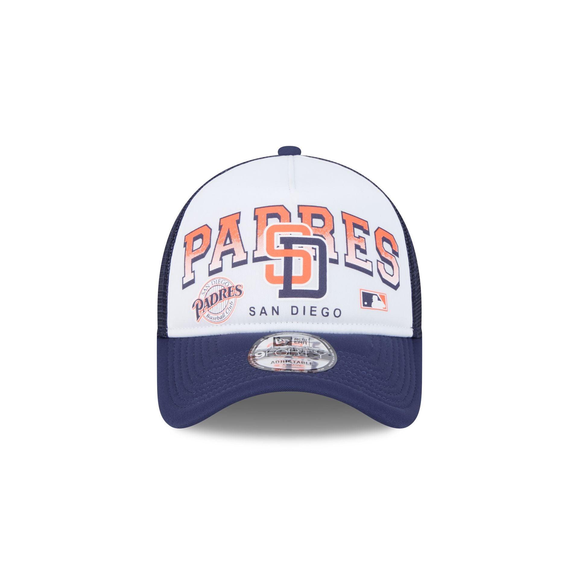 San Diego Padres Sport Classics 9FORTY A-Frame Trucker Hat Male Product Image