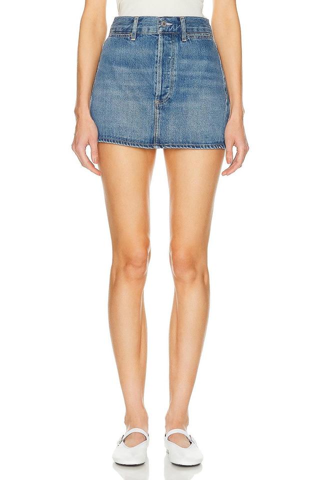 Citizens of Humanity Rosie Mini Skirt Blue. (also in 32, 33, 34). Product Image