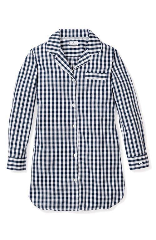 Gingham Cotton Nightshirt Product Image