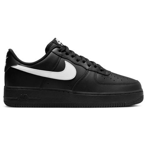 Nike Mens Nike Air Force 1 Low - Mens Shoes Black/White Product Image