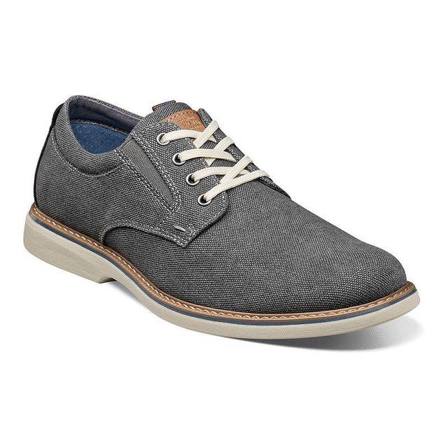 Nunn Bush Shoes Otto Canvas Plain Toe Oxford Stone Product Image