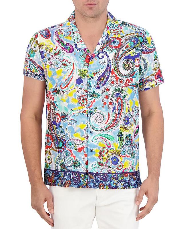 Mens The Drake Paisley & Floral Camp Shirt Product Image