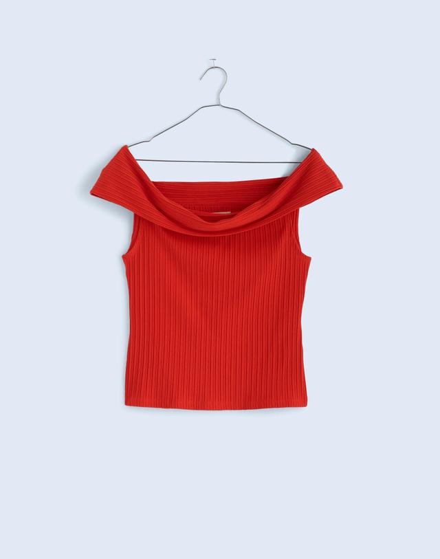 Ribbed Off-the-Shoulder Top Product Image