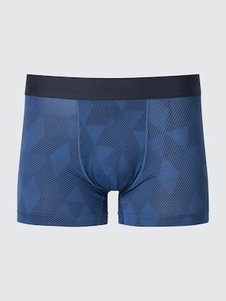 Mens Airism Low-Rise Boxer Briefs with Deodorizing Blue 2XL UNIQLO US Product Image