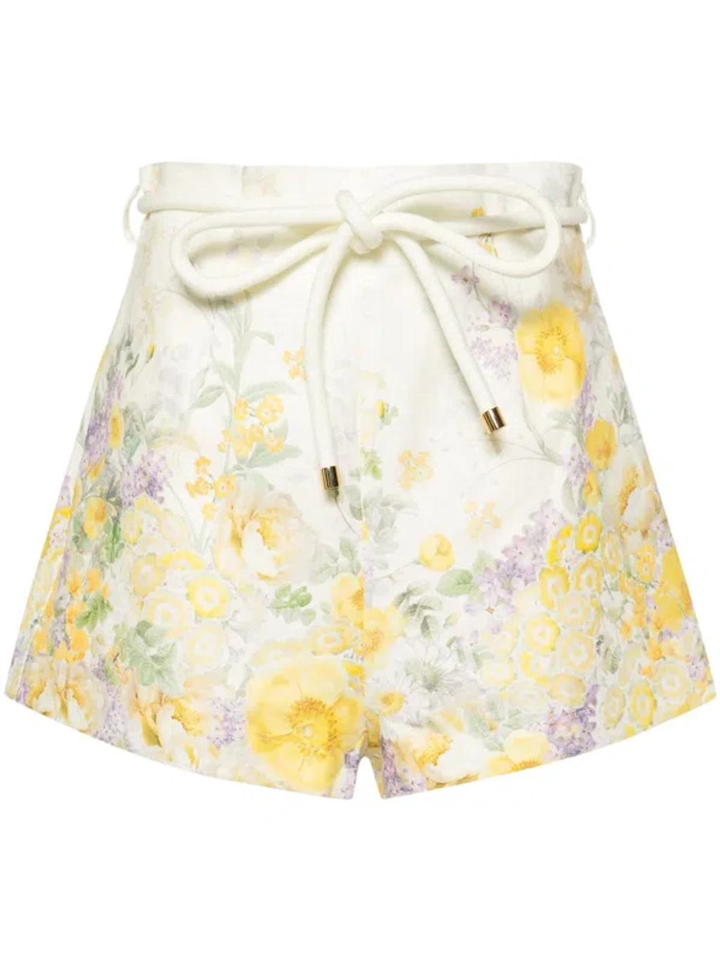 Harmony High-rise Shorts In Citrus Garden Print Product Image