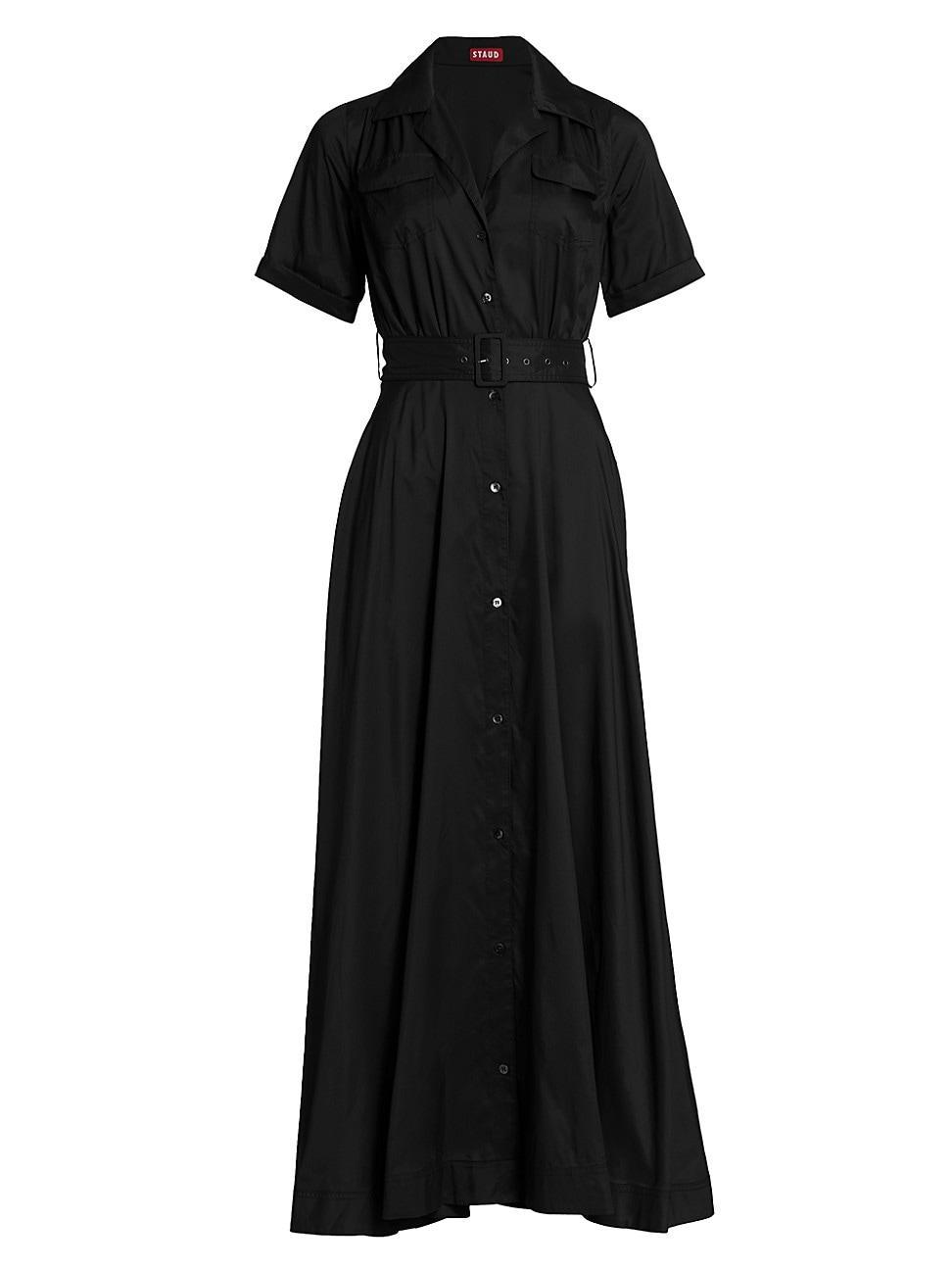 Womens Millie Short-Sleeve Belted Shirtdress Product Image