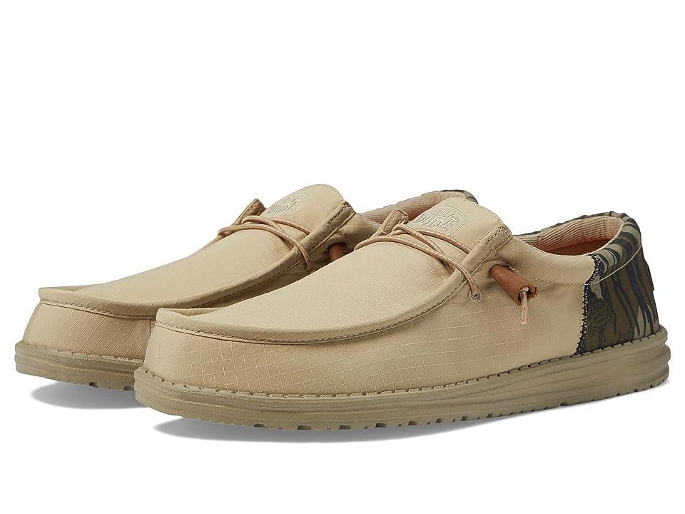 HEYDUDE Mens Wally - Shoes Beige/Brown Product Image