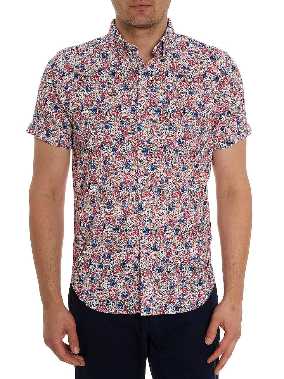 Mens Padar Woven Short-Sleeve Shirt Product Image