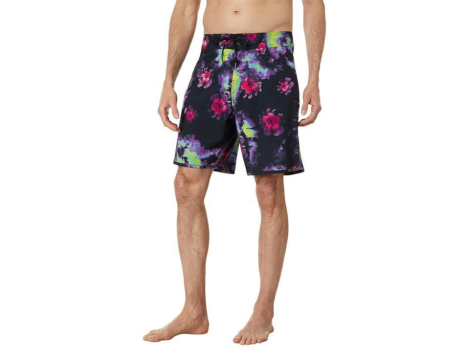 Oakley Floral Splash 19 Boardshorts (Acid Flower Print) Men's Swimwear Product Image