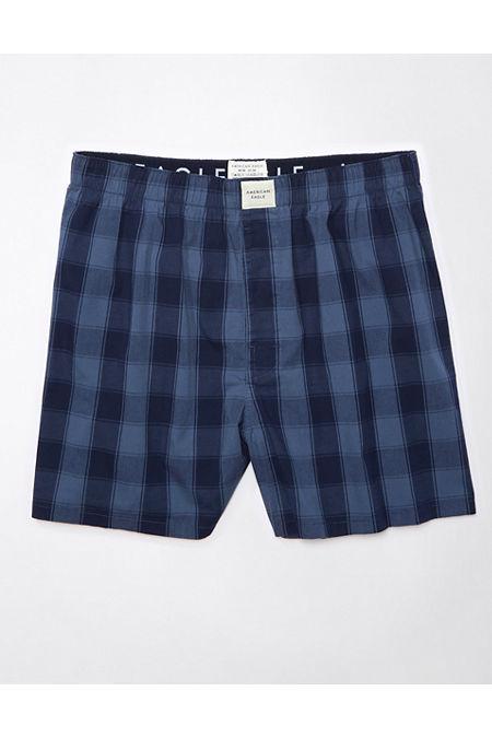 AEO Plaid Stretch Boxer Short Mens Product Image