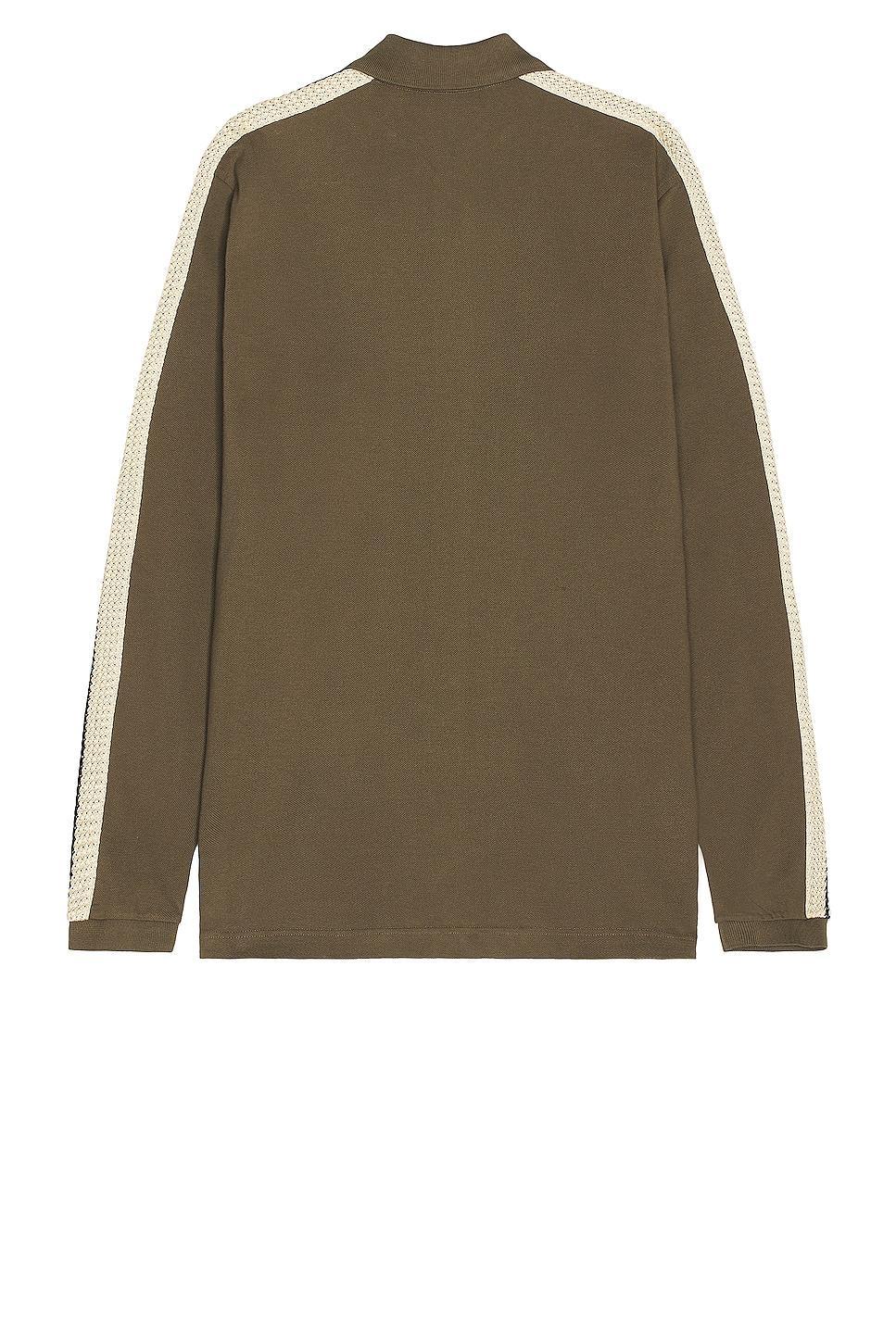 Palm Angels Monogram Track Shirt in Olive Product Image