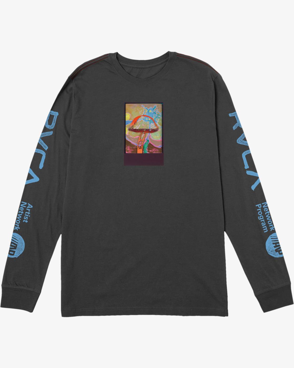 Shadow Box Long Sleeve T-Shirt - Pirate Black Product Image