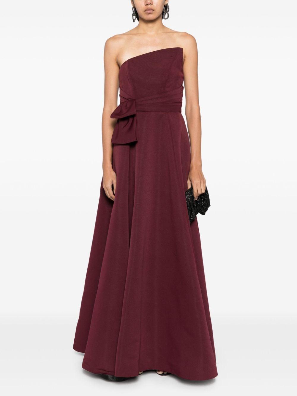 faille asymmetric gown Product Image