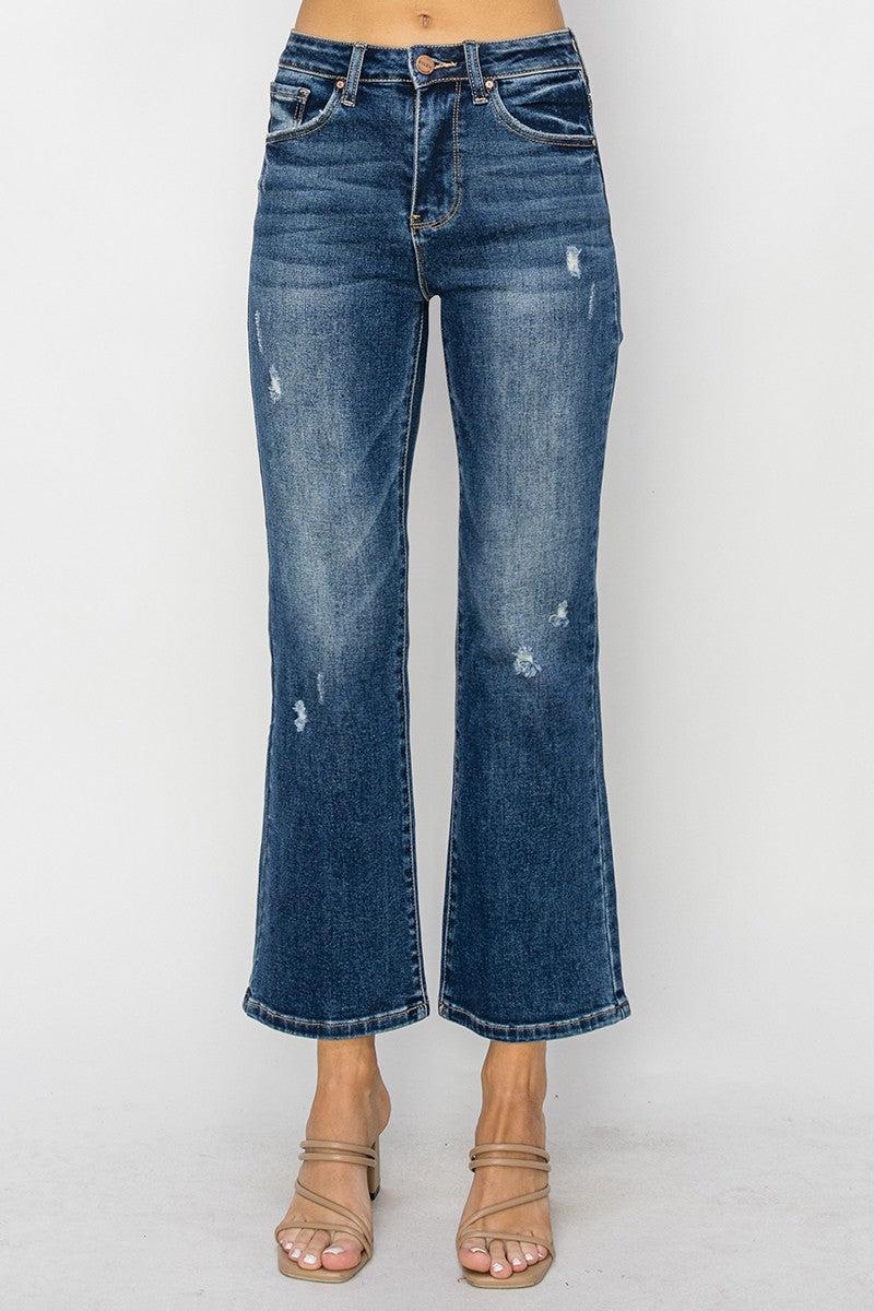 Roxie Ann Relaxed Fit Midi Flare Leg Jean product image