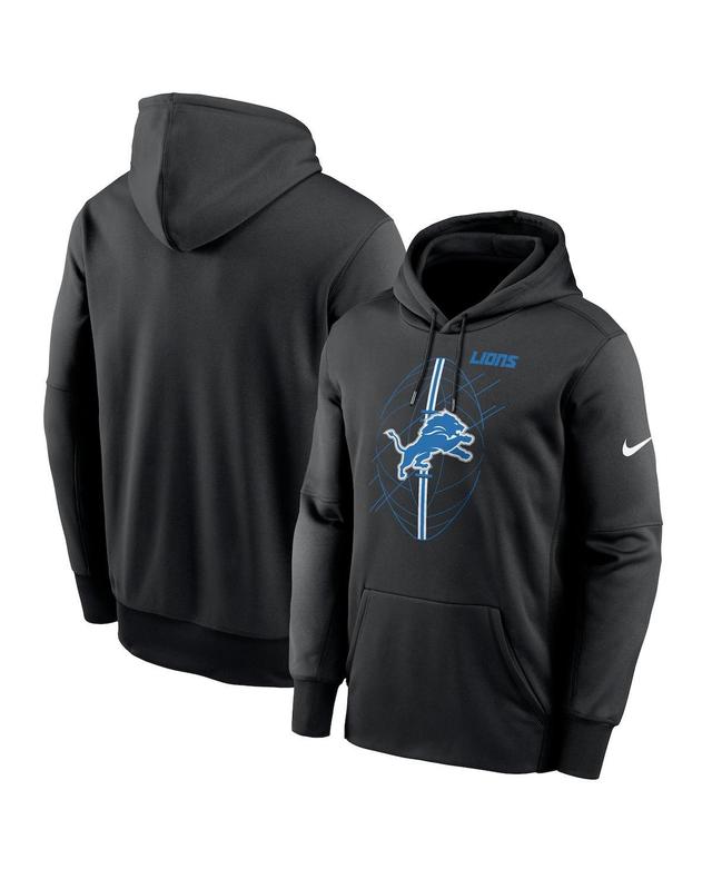 Mens Nike Black Kansas City Chiefs Team Performance Pullover Hoodie Product Image