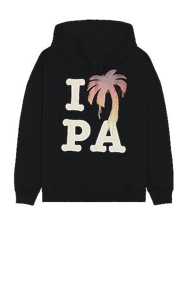 Palm Angels I Love Pa Hoodie in Black. Size M, L, XL/1X. Product Image